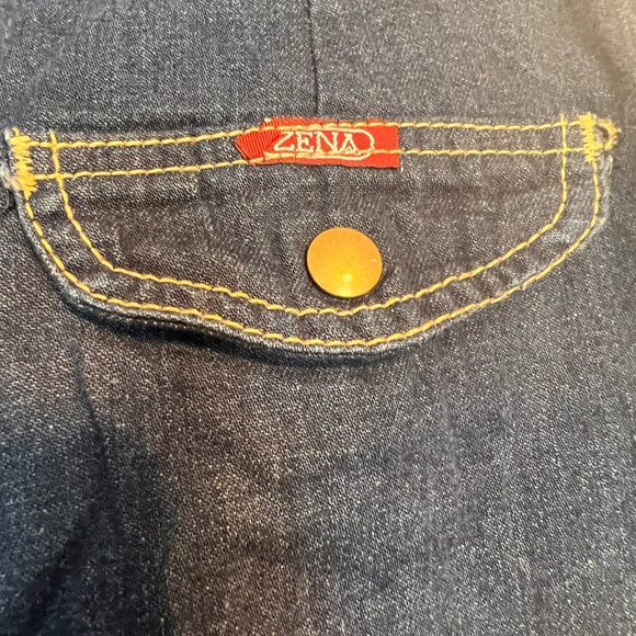 Vintage 80's 90's y2k Zena high waisted pleated jeans size 12 (see measurements) - Picture 6 of 7